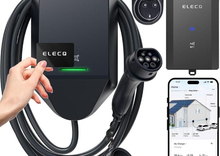 Test de la borne de recharge ELECQ 7.4KW avec WiFi et power monitor