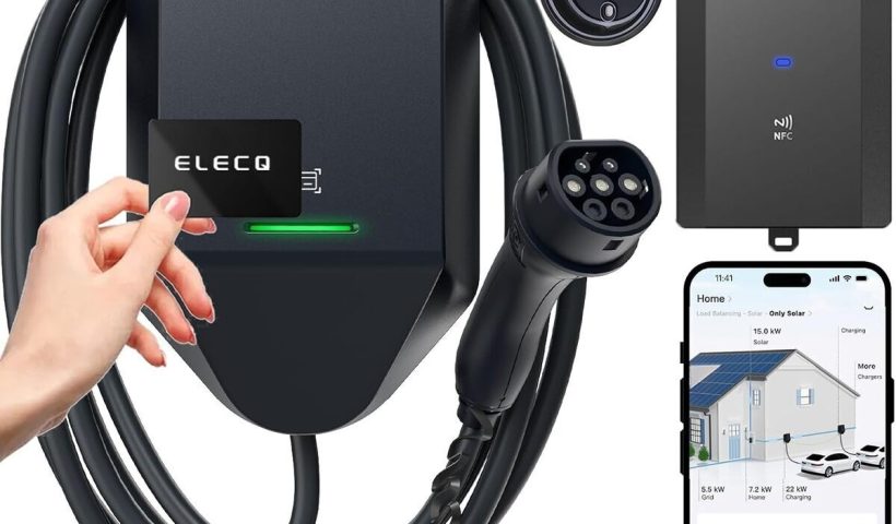 Test de la borne de recharge ELECQ 7.4KW avec WiFi et power monitor