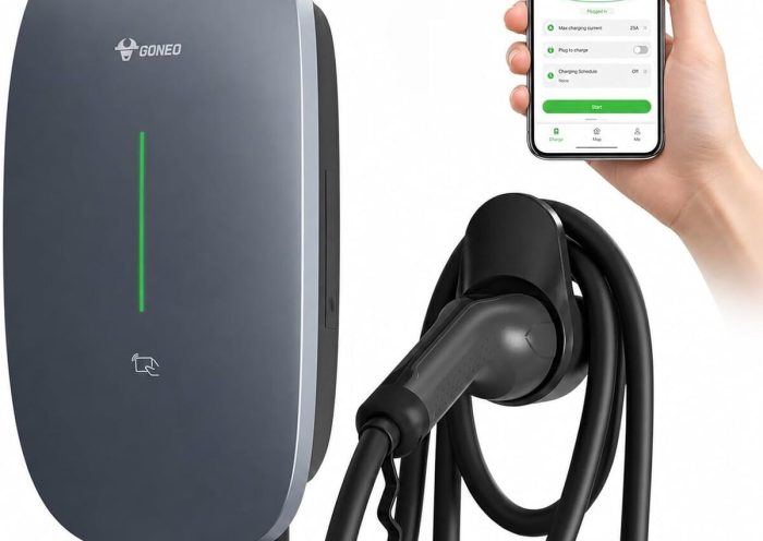 Test de la borne de recharge goneo 7kW pour véhicules électriques