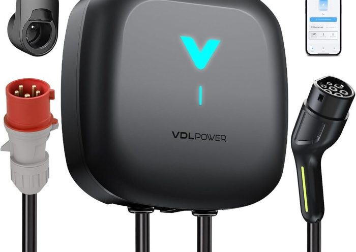 Test de la borne de recharge VDLPOWEREU 22kW avec app et câble 6m