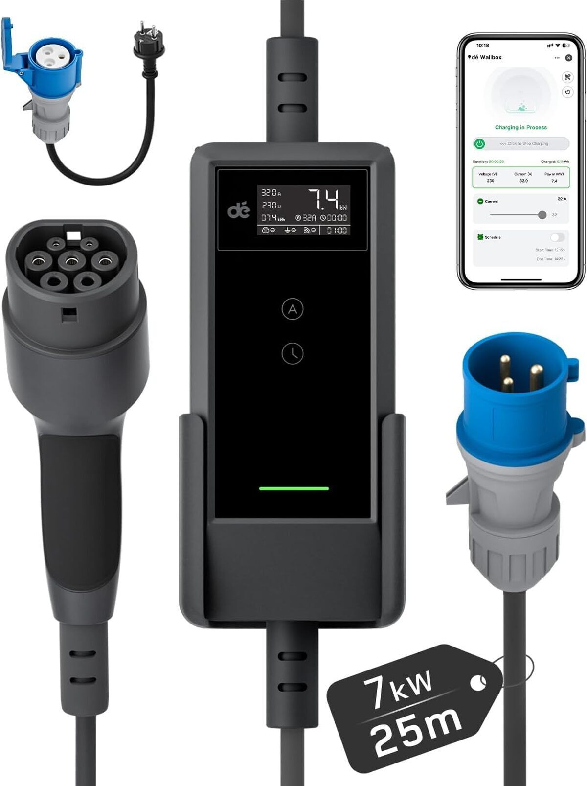 Test du chargeur EV APP 7kW : puissance et praticité