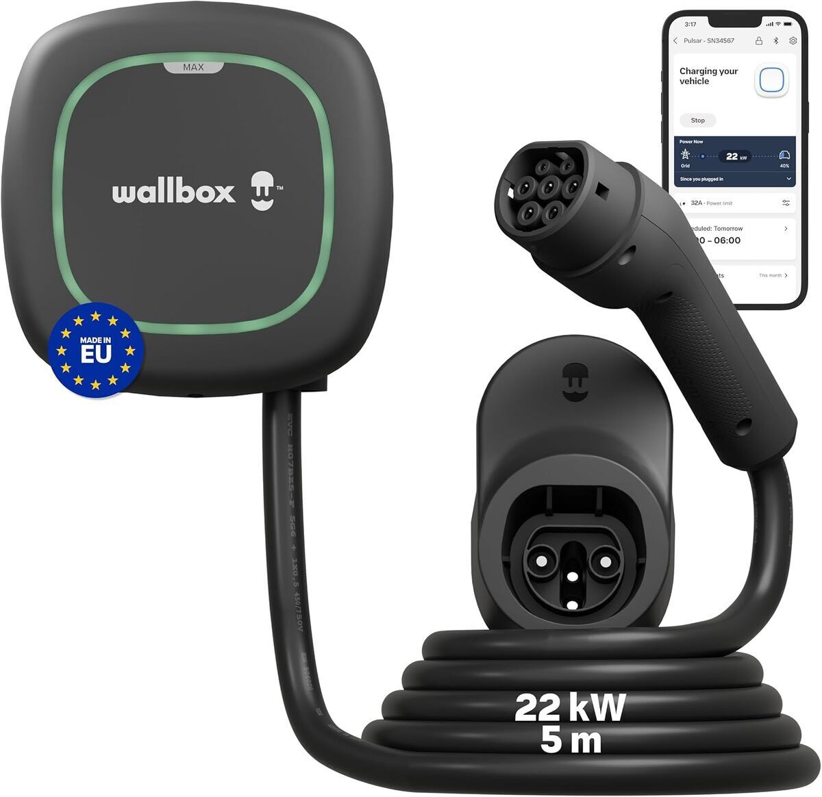 Test du chargeur Wallbox Pulsar Max 22kW : puissance et polyvalence