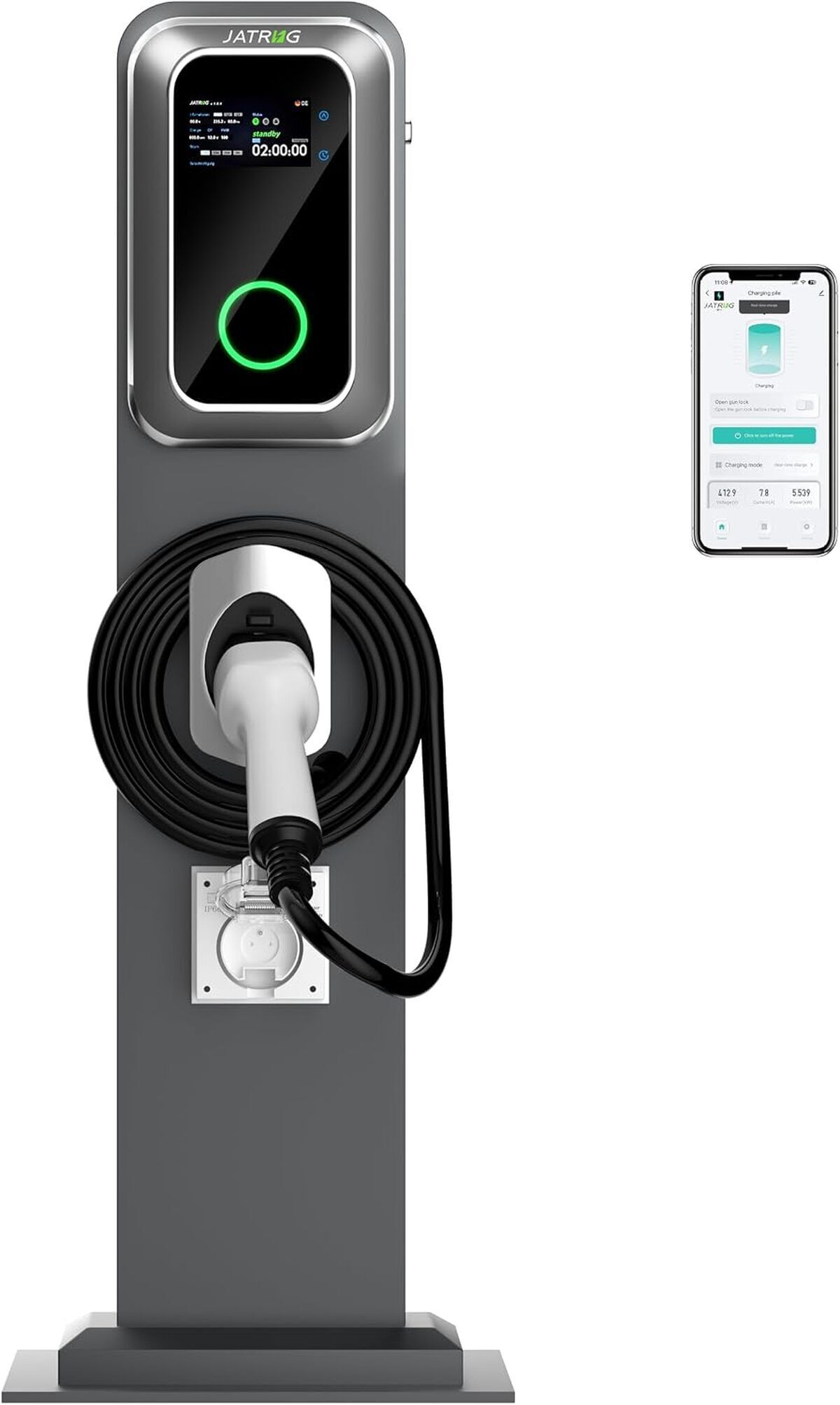Test du kit borne de recharge JATRHG K1 : puissance et praticité