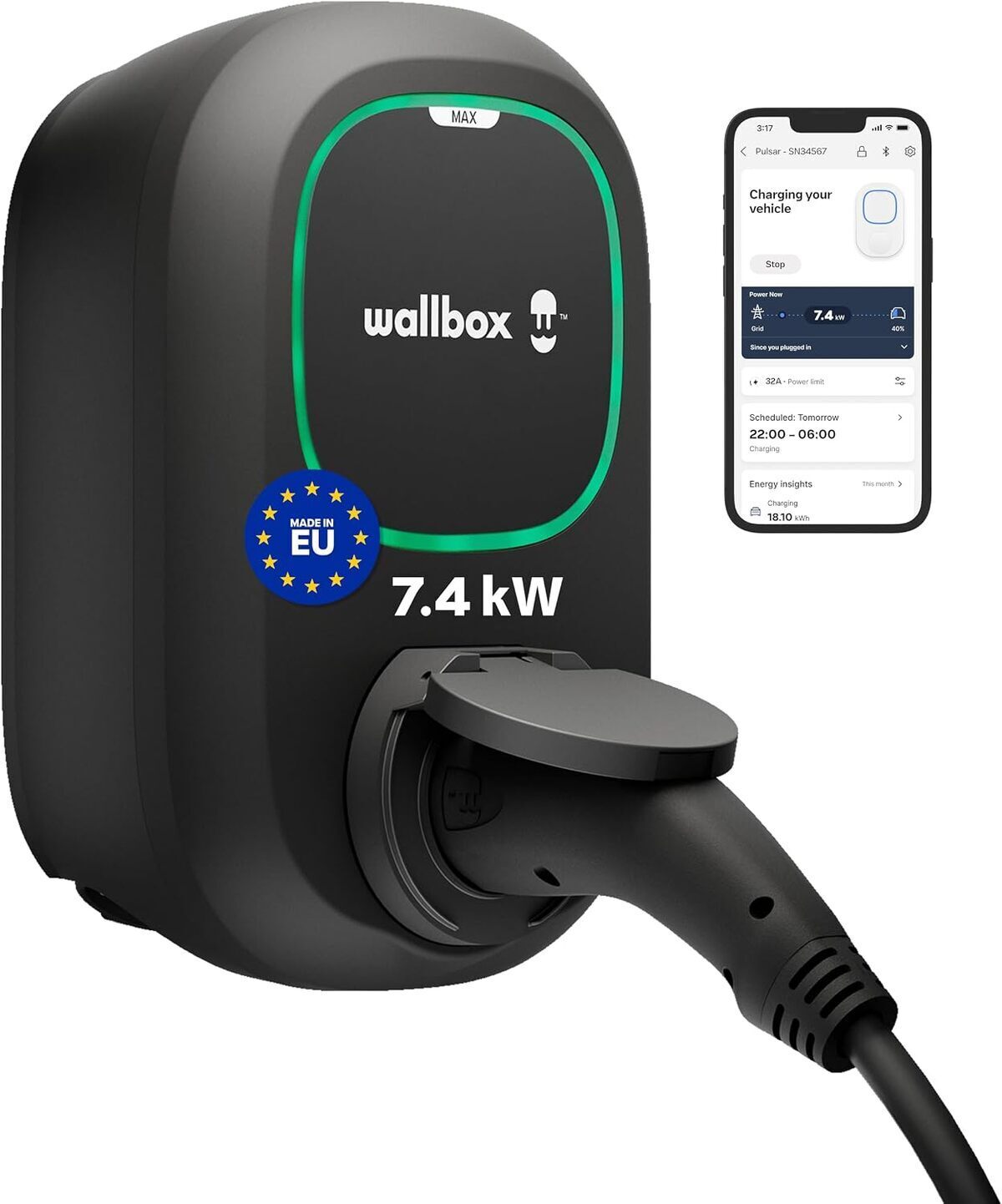 Test du Wallbox Pulsar Max 7.4kW : chargeur performant pour voiture électrique