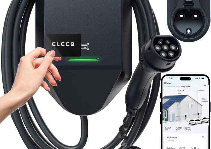 Test : elecq Wallbox 11kW intelligente avec app & RFID pour maison